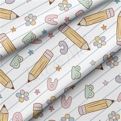 Back to School Double Brushed Polyester Fabric Jersey Stretchy Soft Polyester Stretch Fabric