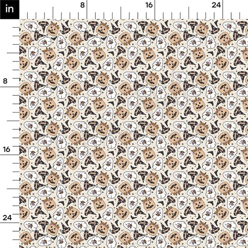 Halloween Autumn Fall Double Brushed Polyester Fabric Jersey Stretchy Soft Polyester Stretch Fabric