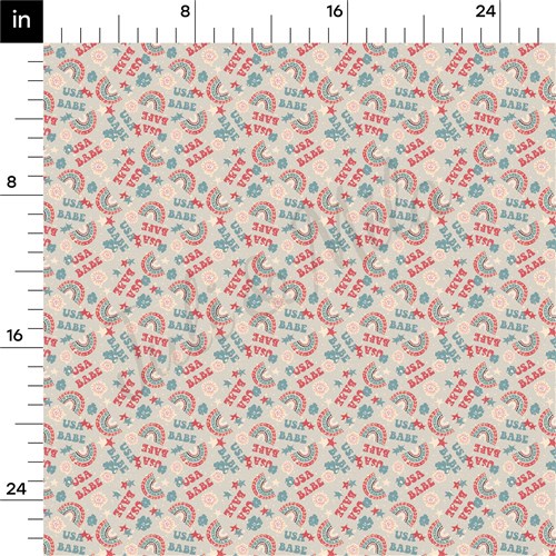 4th of July Patriotic Double Brushed Polyester Fabric Jersey Stretchy Soft Polyester Stretch Fabric