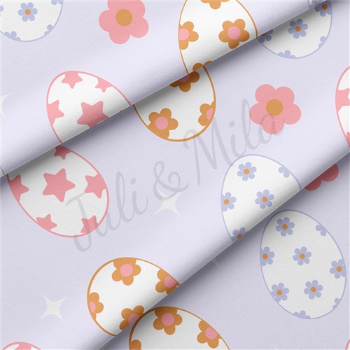 Easter Double Brushed Polyester Fabric Jersey Stretchy Soft Polyester Stretch Fabric