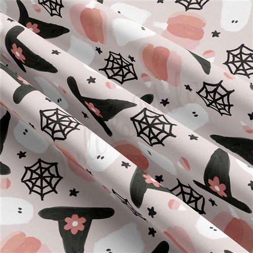 Halloween Autumn Fall Double Brushed Polyester Fabric Jersey Stretchy Soft Polyester Stretch Fabric