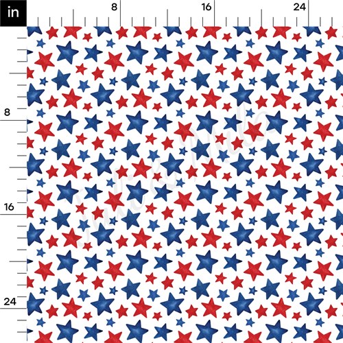 4th of July Patriotic Double Brushed Polyester Fabric Jersey Stretchy Soft Polyester Stretch Fabric
