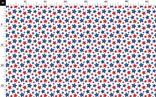 4th of July Patriotic Double Brushed Polyester Fabric Jersey Stretchy Soft Polyester Stretch Fabric