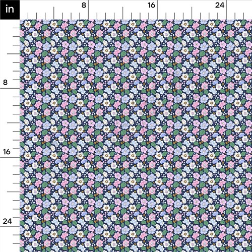 Floral Double Brushed Polyester Fabric Jersey Stretchy Soft Polyester Stretch Fabric