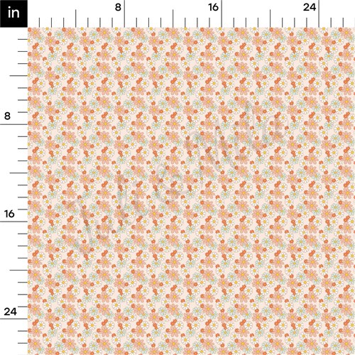 Floral Flowers Double Brushed Polyester Fabric Jersey Stretchy Soft Polyester Stretch Fabric
