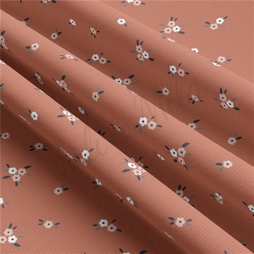 Floral Rib Knit Fabric, RBK1580 & Get a Free $89.99 Embroidery Bundle