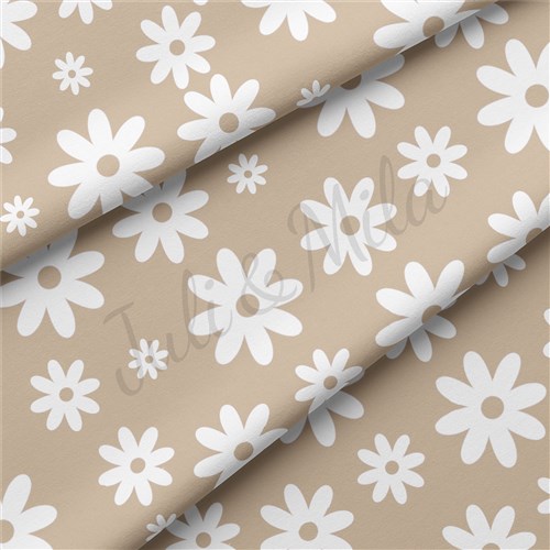 Floral Double Brushed Polyester Fabric Jersey Stretchy Soft Polyester Stretch Fabric