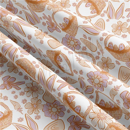 Easter Double Brushed Polyester Fabric Jersey Stretchy Soft Polyester Stretch Fabric