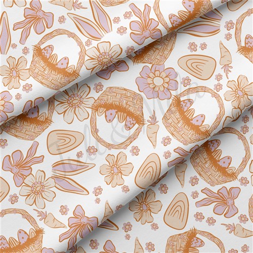 Easter Double Brushed Polyester Fabric Jersey Stretchy Soft Polyester Stretch Fabric