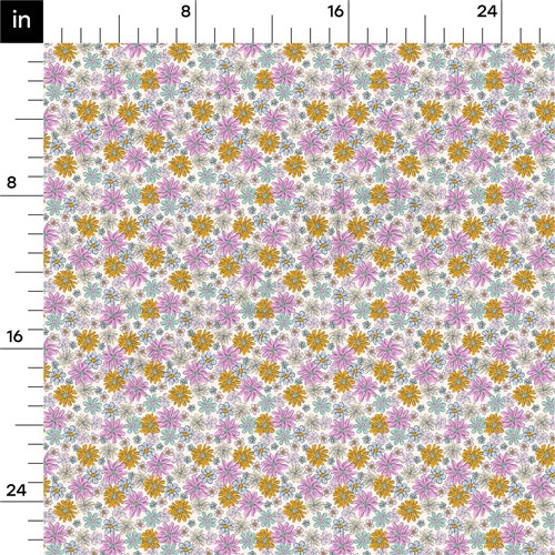 Floral Double Brushed Polyester Fabric Jersey Stretchy Soft Polyester Stretch Fabric