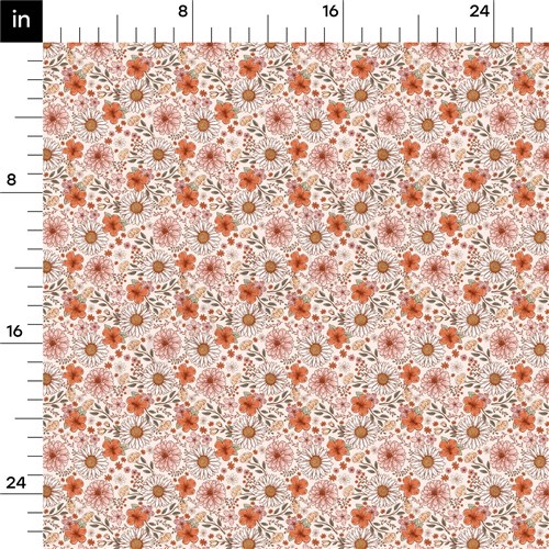Floral Double Brushed Polyester Fabric Jersey Stretchy Soft Polyester Stretch Fabric