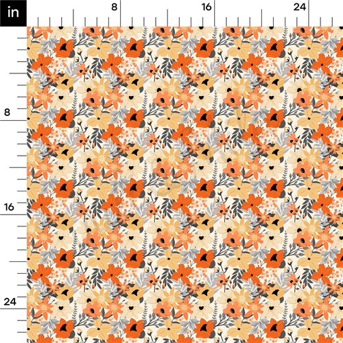Floral Double Brushed Polyester Fabric Jersey Stretchy Soft Polyester Stretch Fabric