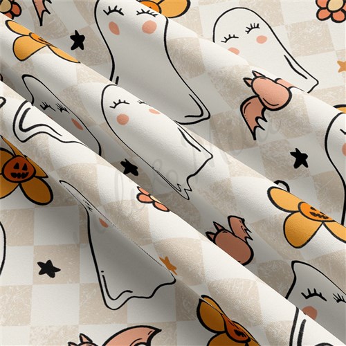 halloween Double Brushed Polyester Fabric Jersey Stretchy Soft Polyester Stretch Fabric