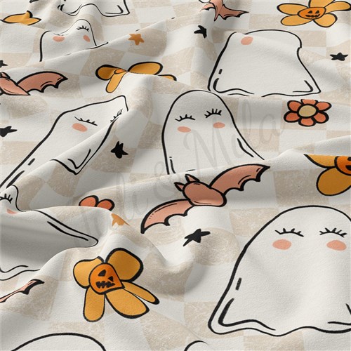 halloween Double Brushed Polyester Fabric Jersey Stretchy Soft Polyester Stretch Fabric