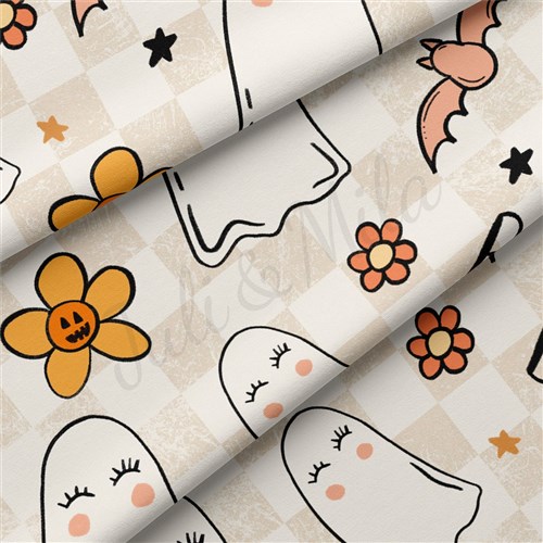 halloween Double Brushed Polyester Fabric Jersey Stretchy Soft Polyester Stretch Fabric