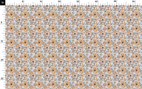 Floral Rib Knit Fabric, RBK1606 & Get a Free $89.99 Embroidery Bundle