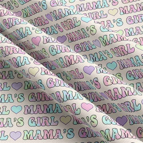 Mama's Girl Rib Knit Fabric, RBK1598 & Get a Free $89.99 Embroidery Bundle