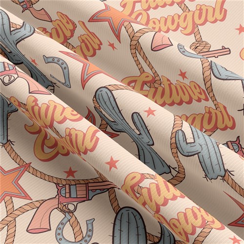 Future Cowgirl Rib Knit Fabric, RBK1587 & Get a Free $89.99 Embroidery Bundle