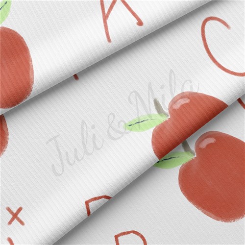Back to School Rib Knit Fabric, RBK1631 & Get a Free $89.99 Embroidery Bundle