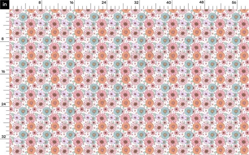 Floral Rib Knit Fabric, RBK1581 & Get a Free $89.99 Embroidery Bundle