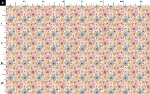 Floral Rib Knit Fabric, RBK1637 & Get a Free $89.99 Embroidery Bundle