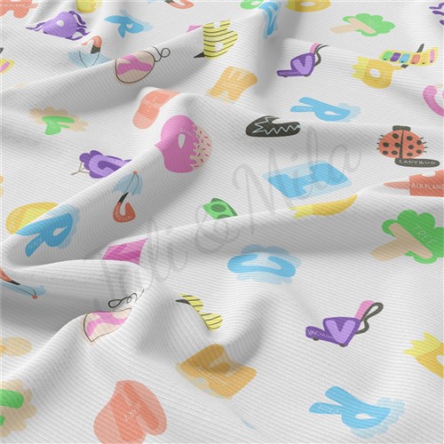 Back to School Rib Knit Fabric, RBK1543 & Get a Free $89.99 Embroidery Bundle