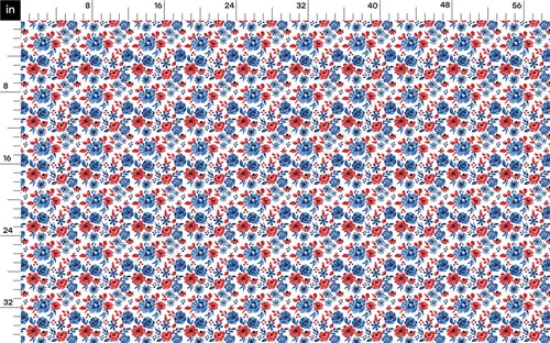4th of July Patriotic Double Brushed Polyester Fabric Jersey Stretchy Soft Polyester Stretch Fabric