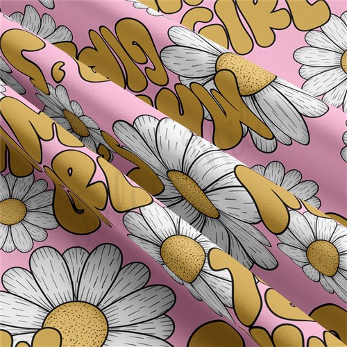 Mama's Girl Double Brushed Polyester Fabric Jersey Stretchy Soft Polyester Stretch Fabric