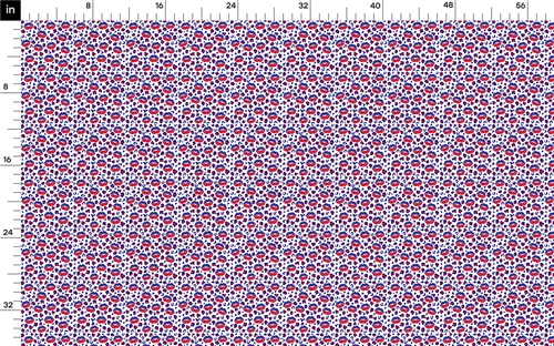 4th of July Patriotic Double Brushed Polyester Fabric Jersey Stretchy Soft Polyester Stretch Fabric