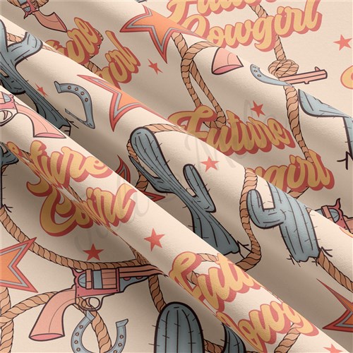 Boho Western Double Brushed Polyester Fabric Jersey Stretchy Soft Polyester Stretch Fabric