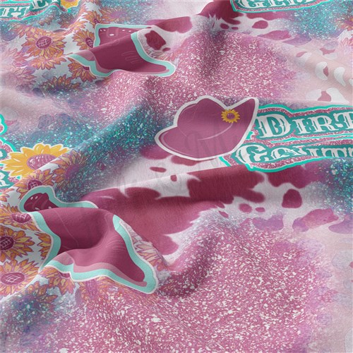 Dirt is Cowgirl Glitter DBP Fabric, DBP1571 & Get a Free $89.99 Embroidery Bundle