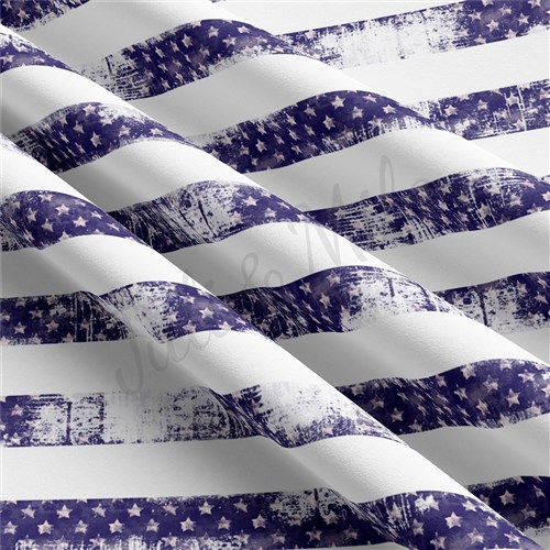 4th of July Patriotic Double Brushed Polyester Fabric Jersey Stretchy Soft Polyester Stretch Fabric