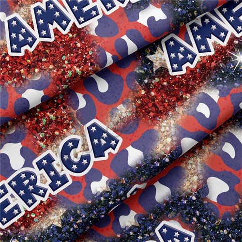 4th of July Patriotic Double Brushed Polyester Fabric Jersey Stretchy Soft Polyester Stretch Fabric