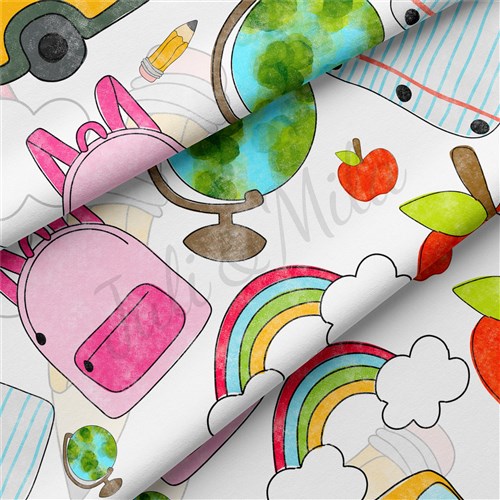 Back to School Double Brushed Polyester Fabric Jersey Stretchy Soft Polyester Stretch Fabric
