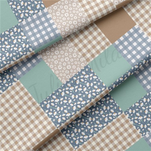 Patchwork Double Brushed Polyester Fabric Jersey Stretchy Soft Polyester Stretch Fabric
