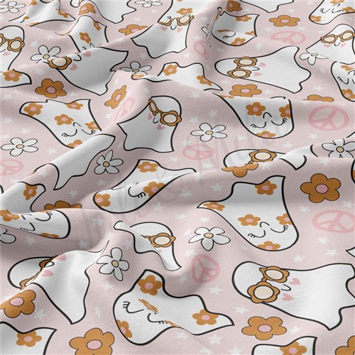 Fall Halloween Double Brushed Polyester Fabric Jersey Stretchy Soft Polyester Stretch Fabric