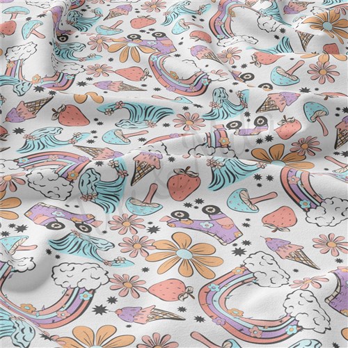 Double Brushed Polyester Fabric Jersey Stretchy Soft Polyester Stretch Fabric