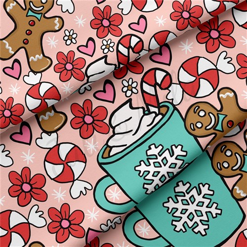 Christmas Double Brushed Polyester Fabric Jersey Stretchy Soft Polyester Stretch Fabric