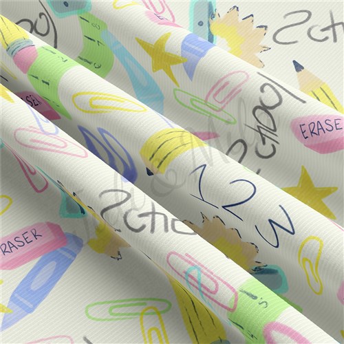 Back to School Rib Knit Fabric, RBK1530 & Get a Free $89.99 Embroidery Bundle