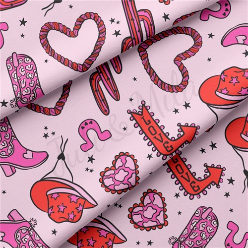 Valentine's Day Double Brushed Polyester Fabric Jersey Stretchy Soft Polyester Stretch Fabric