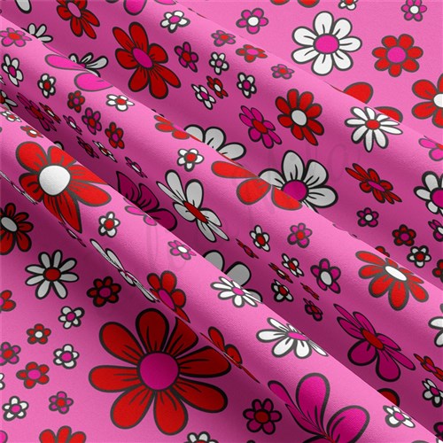 Valentine's Day Double Brushed Polyester Fabric Jersey Stretchy Soft Polyester Stretch Fabric