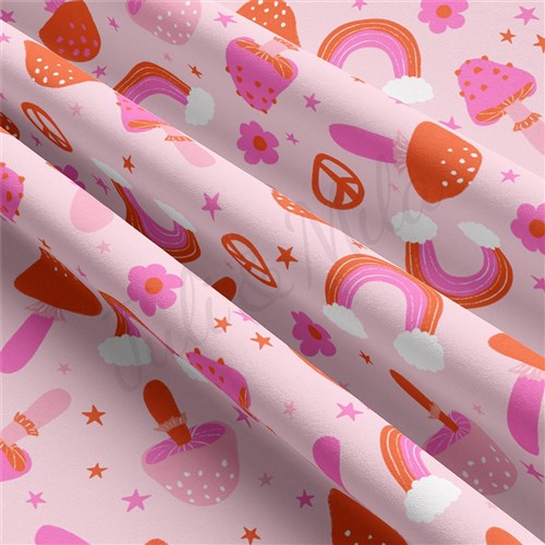 Valentine's Day Double Brushed Polyester Fabric Jersey Stretchy Soft Polyester Stretch Fabric