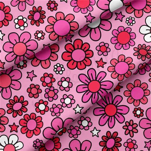 Valentine's Day Double Brushed Polyester Fabric Jersey Stretchy Soft Polyester Stretch Fabric