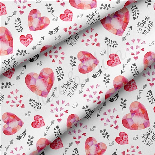Valentine's Day Double Brushed Polyester Fabric Jersey Stretchy Soft Polyester Stretch Fabric