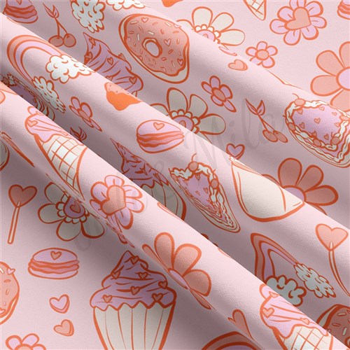Valentine's Day Double Brushed Polyester Fabric Jersey Stretchy Soft Polyester Stretch Fabric