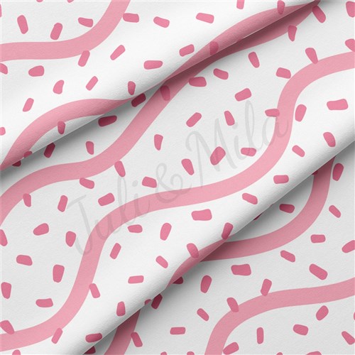 Valentine's Day Double Brushed Polyester Fabric Jersey Stretchy Soft Polyester Stretch Fabric