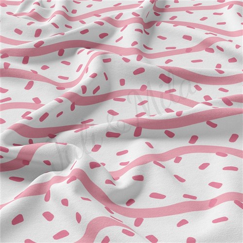Valentine's Day Double Brushed Polyester Fabric Jersey Stretchy Soft Polyester Stretch Fabric