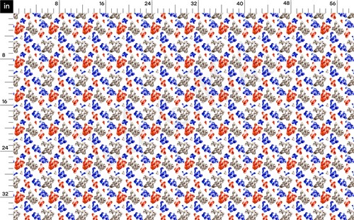 4th of July Patriotic Double Brushed Polyester Fabric Jersey Stretchy Soft Polyester Stretch Fabric