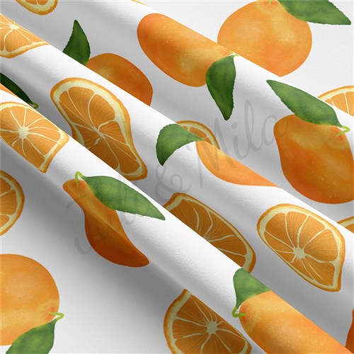 oranges Double Brushed Polyester Fabric Jersey Stretchy Soft Polyester Stretch Fabric