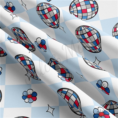 4th of July Patriotic Double Brushed Polyester Fabric Jersey Stretchy Soft Polyester Stretch Fabric
